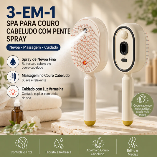 Escova Alisadora GlowBrush Pro
