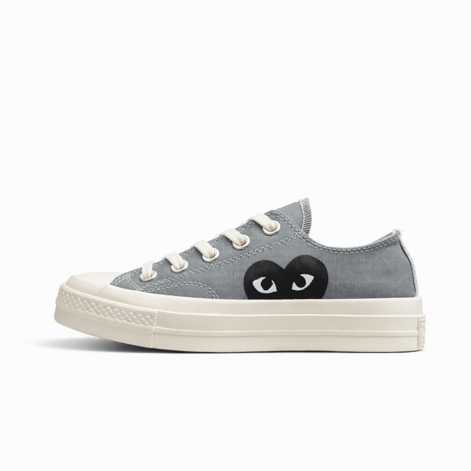 Fabrika Supply Comme des Garçons Play Chuck 70 Low Platform Grey | sapatilhas Sole Rua