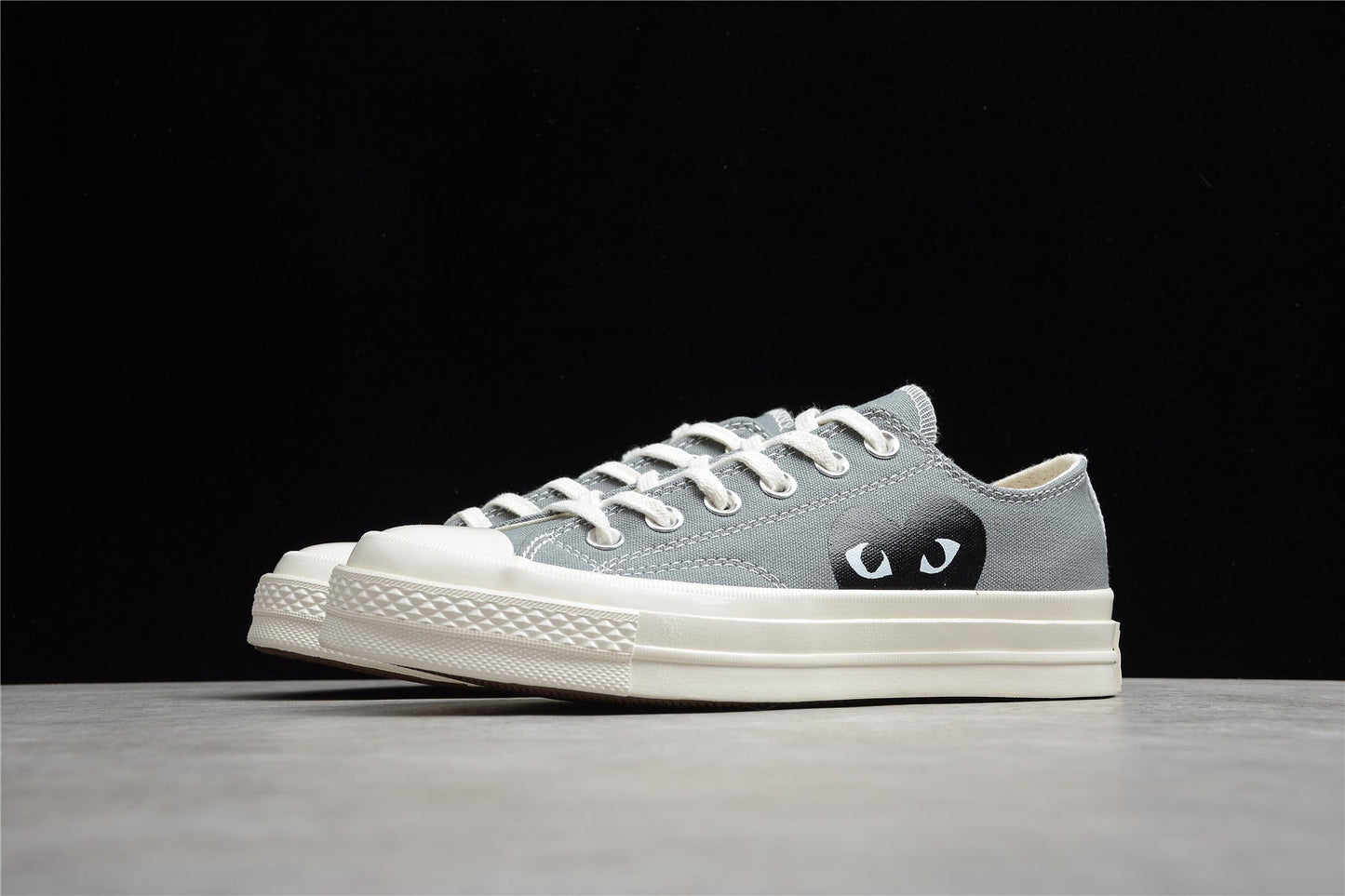 Fabrika Supply Comme des Garçons Play Chuck 70 Low Platform Grey | sapatilhas Sole Rua
