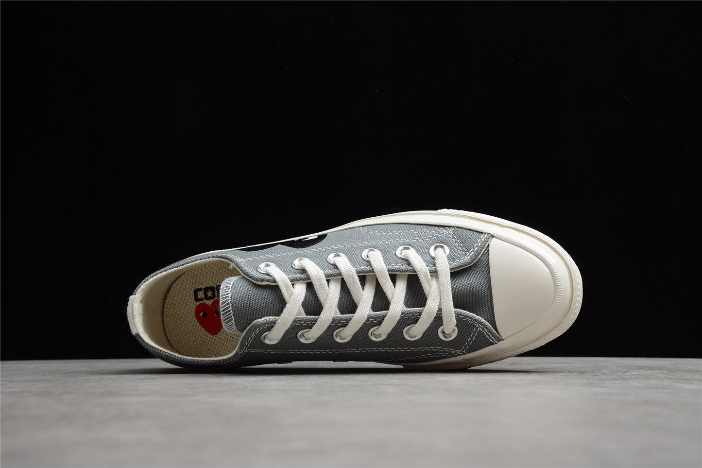 Fabrika Supply Comme des Garçons Play Chuck 70 Low Platform Grey | sapatilhas Sole Rua