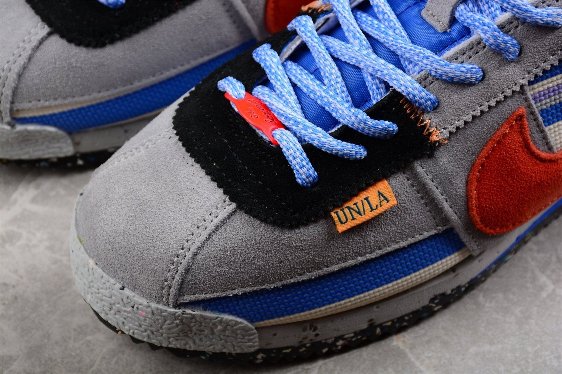 Essenza Rosa Cortez SP “Union LA” Grey / Blue / Red | sapatilhas Sole Rua