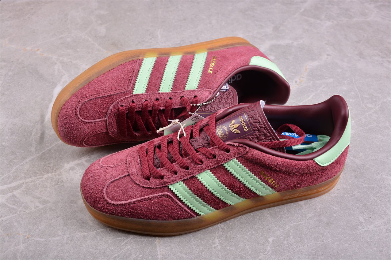 Fabrika Supply Gazelle Burgundy / Mint Green | sapatilhas Sole Rua